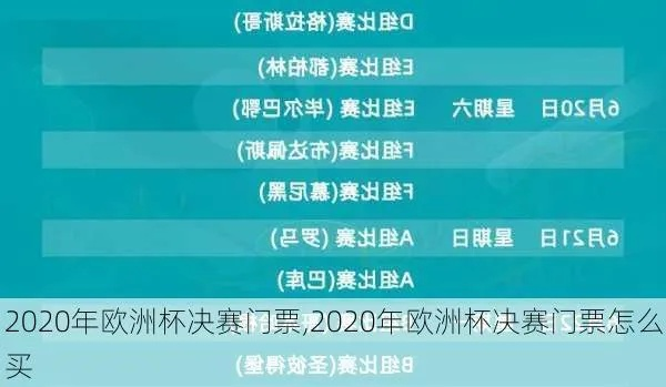 2020欧洲杯哪里买票 如何购买2020欧洲杯门票-第3张图片-www.211178.com_果博福布斯