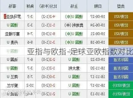 亚洲杯实况欧洲杯 欧洲杯亚指